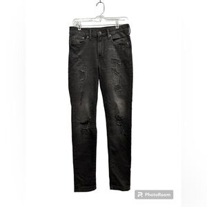 6- Size 31/32 H&M skinny coupe Moulante & Denim Black, black, stretchy